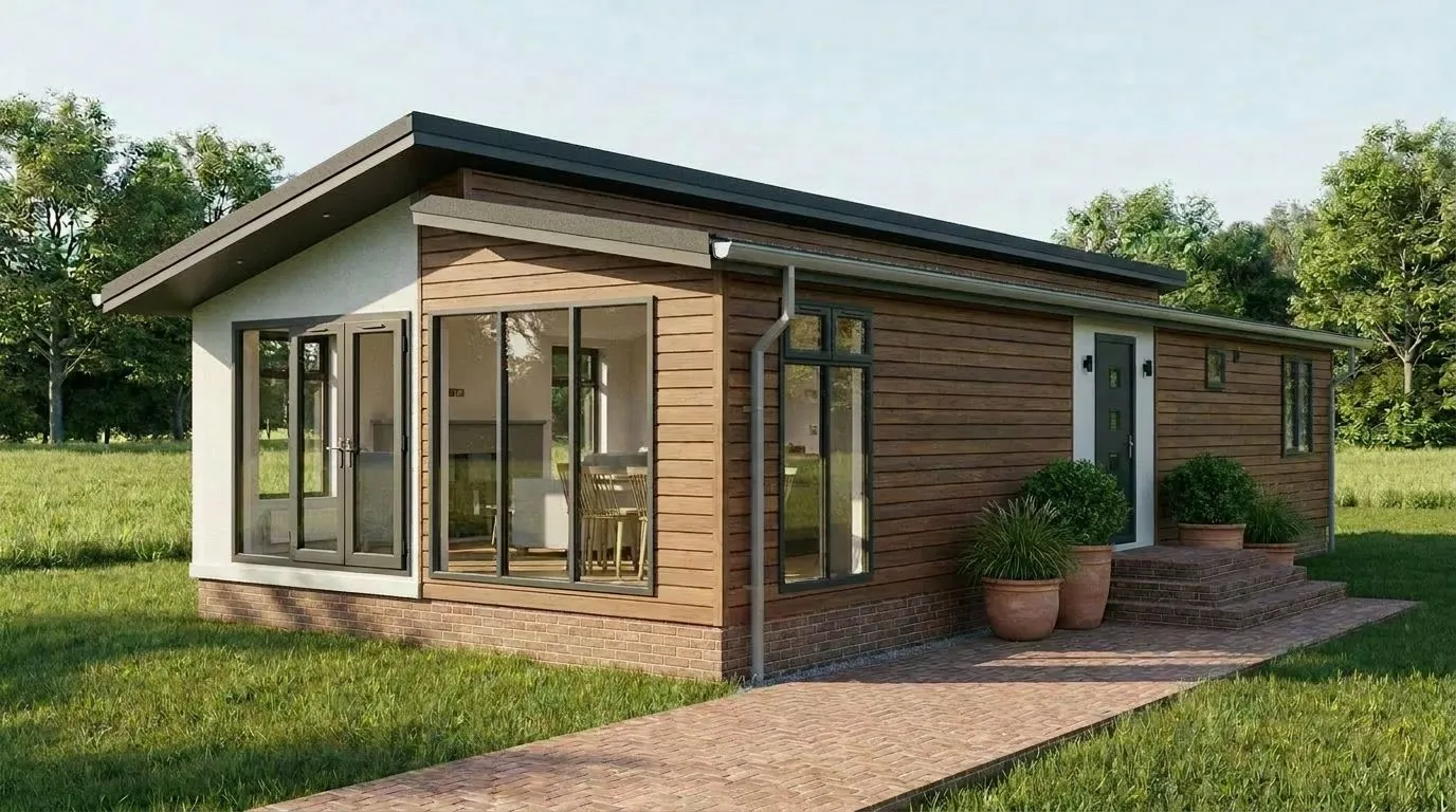 Gwithva Lodges — prestige timber lodge with cliffside views